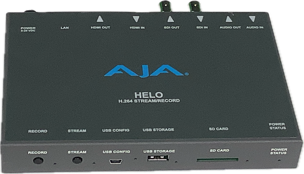 AJA Helo H.264 Streamer / Recorder