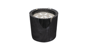 Astera AX5 TriplePAR mit Spiegel FlexCover umwickelt als elegantes Uplight