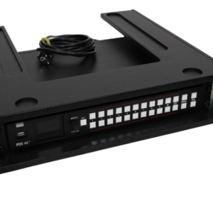 Barco PDS-4K Presentation Switcher Frontansicht mit Bedienfeld