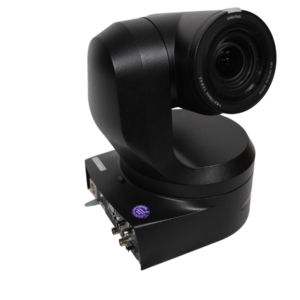 Panasonic AW-UE150KE 4K PTZ-Kamera schwarz Frontansicht