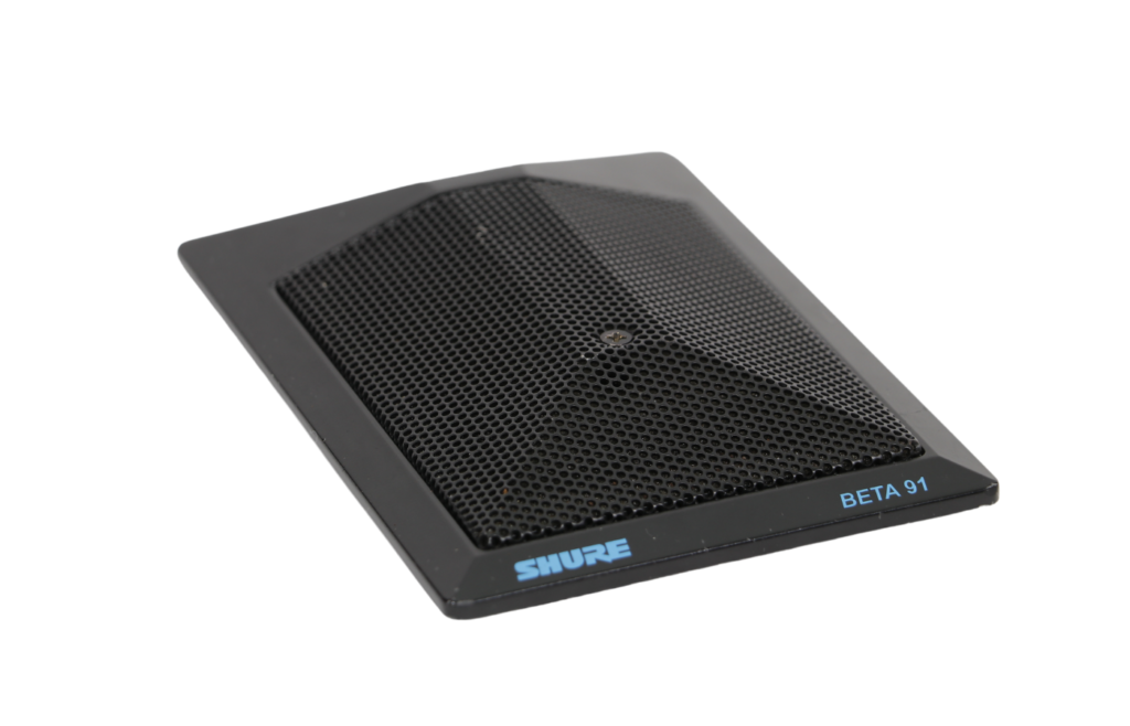 Shure Beta91 Kondensator-Grenzflächenmikrofon, halbe Niere