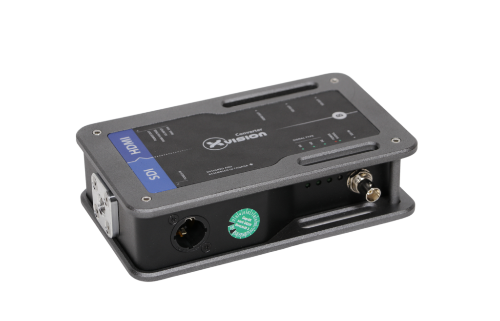 xVision Konverter, SDI zu HDMI,SDI 1:2, powerCON TRUE1 In/Out